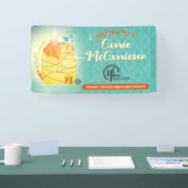 Garen kat gehaakt breien homespun craft show spandoek (Beurs)