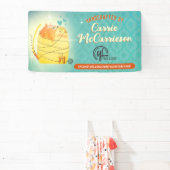 Garen kat gehaakt breien homespun craft show spandoek (Insitu)