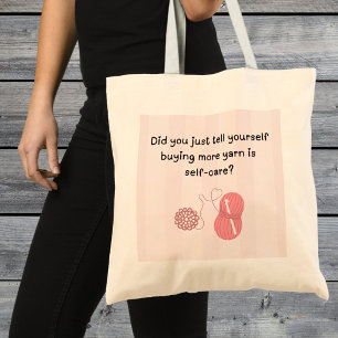 “Garen Kopen Is Zelfzorg” Grappige Boodschappentas Tote Bag