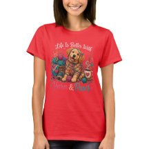 Garen & Pooten Golden Retriever Breien & Haken T-