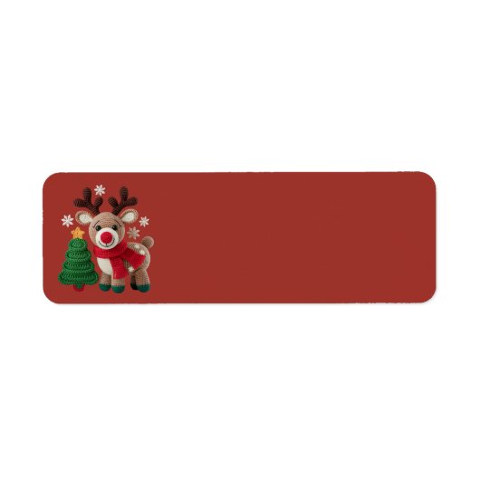 Garen Rudolph Adreslabels Etiket (Voorkant)
