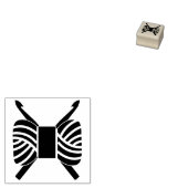 Garen Skein Crafts + Haakhaken Rubberstempel (Gestempeld)