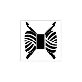 Garen Skein Crafts + Haakhaken Rubberstempel (Afrduk)