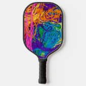 Garen Tangles Realistische textuur Haakbreien Pickleball Paddle (Achterkant)
