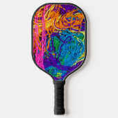 Garen Tangles Realistische textuur Haakbreien Pickleball Paddle (Voorkant)