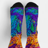 Garen Tangles Realistische textuur Haakbreien Sokken (Top)