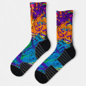 Garen Tangles Realistische textuur Haakbreien Sokken (Links)