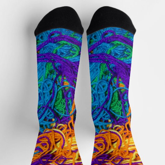 Garen Tangles Realistische textuur Haakbreien Sokken (Top)