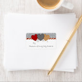 Garen trui hartjes breien haakwerk Kerstmis Etiket (Insitu)