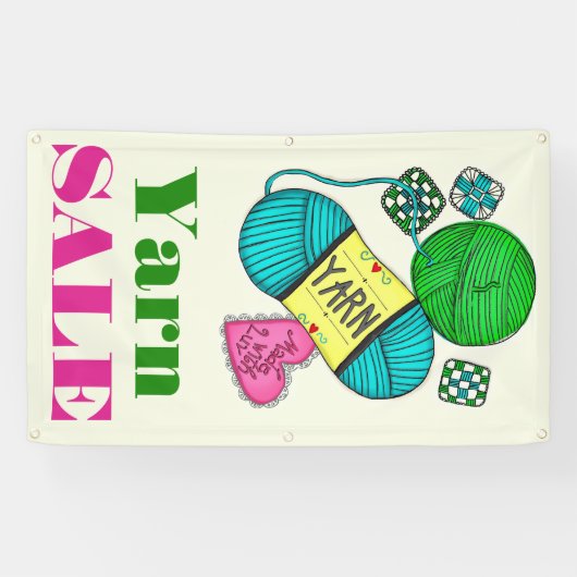 Garen Uitverkoop Spandoek (Horizontaal)