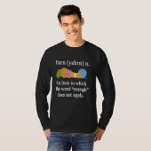 Garendefinitie Breien Grappig haakgaren Knit T-shirt (Voorkant volledig)