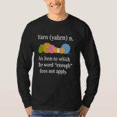 Garendefinitie Breien Grappig haakgaren Knit T-shirt (Voorkant)