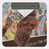 Garenetiketten Vierkante Sticker (Voorkant)