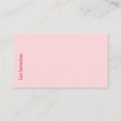 Garenhaken/breien Visitekaartje (Achterkant)