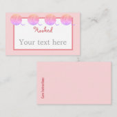 Garenhaken/breien Visitekaartje (Voorkant / Achterkant)