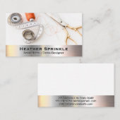 Garenklossen | Naadster | Metalen Afwerking Visitekaartje (Voorkant / Achterkant)