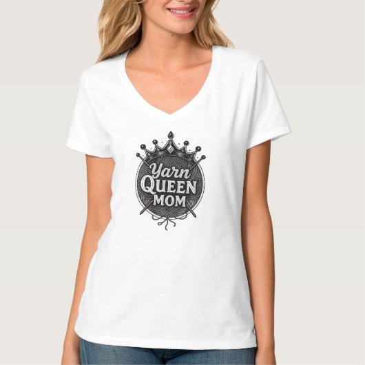 Garenkoningin Moeder T-shirt (Voorkant)