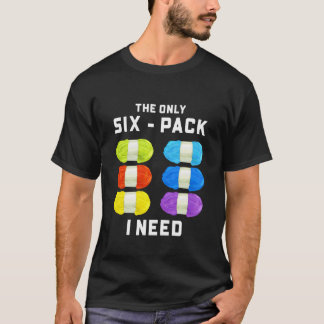 Garenliefhebber Breien Haken - De Enige Sixpack T-shirt