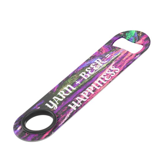 Garens + bier = opening flesje geluk speed flessenopener (Voorkant Gekanteld)