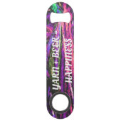 Garens + bier = opening flesje geluk speed flessenopener (Voorkant)