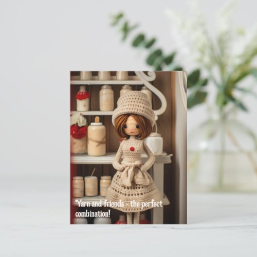 Garens en vrienden - de perfecte combinatie! briefkaart (Staand voorkant)