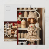 Garens en vrienden - de perfecte combinatie! briefkaart (Voorkant / Achterkant)