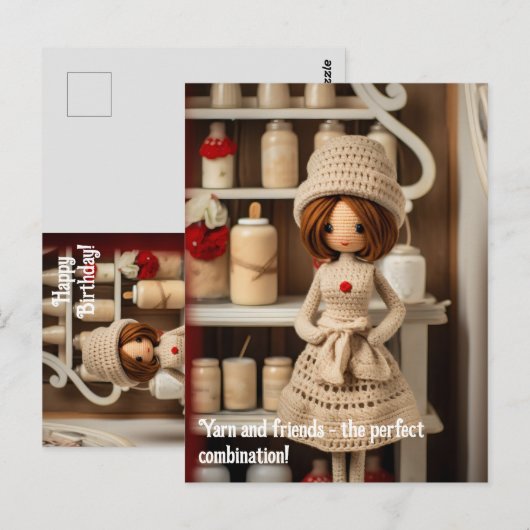 Garens en vrienden - de perfecte combinatie! briefkaart (Voorkant / Achterkant)