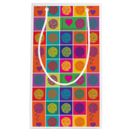 Garens, garens, gepatterd jokerblok klein cadeauzakje