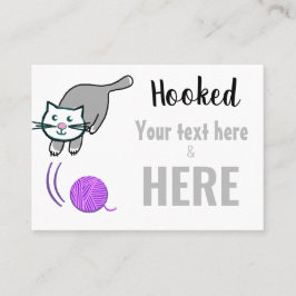 Garens/haakwerk/kattenbakken Visitekaartje