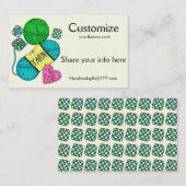 Garens/haakwerk/nit-Visitekaartjes Visitekaartje (Voorkant / Achterkant)