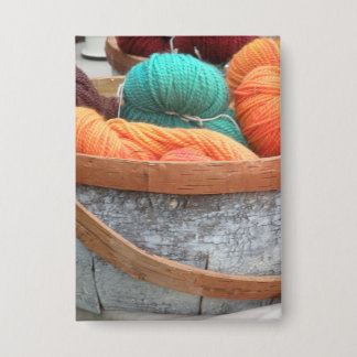 Garens in berkenschors mand button