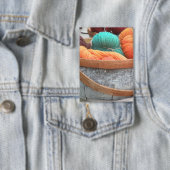 Garens in berkenschors mand button (Insitu)