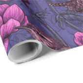 Garens in de tuin van de anemone cadeaupapier (Rol Hoek)