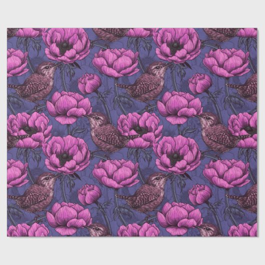 Garens in de tuin van de anemone cadeaupapier (Vlak)