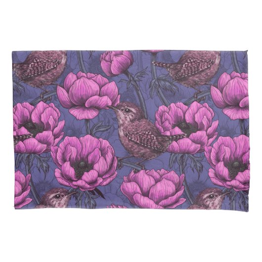 Garens in de tuin van de anemone kussensloop (Voorkant)