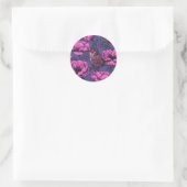 Garens in de tuin van de anemone ronde sticker (Tas)