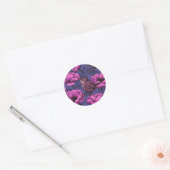 Garens in de tuin van de anemone ronde sticker (Envelop)