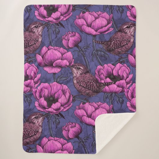 Garens in de tuin van de anemone sherpa deken (Voorkant)