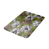 Garens in de witte anemontuin badmat (Gekanteld)