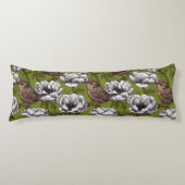 Garens in de witte anemontuin lichaamskussen (Voorkant)