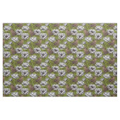 Garens in de witte anemontuin stof (Yard (91,4 cm))