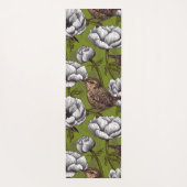 Garens in de witte anemontuin yogamat (Achterkant)