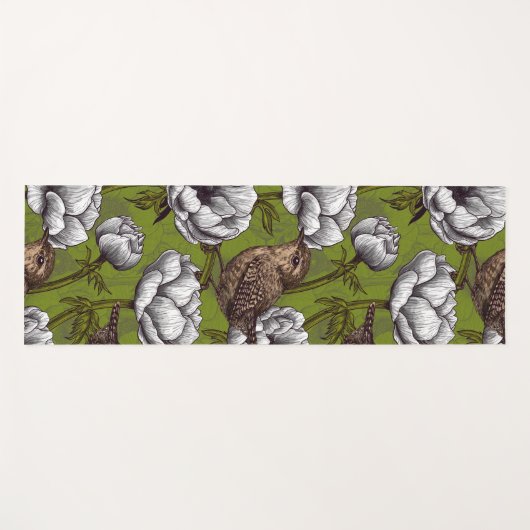 Garens in de witte anemontuin yogamat (Voorkant (horizontaal))