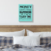 Garens is geluk / Craft Room Canvas Afdruk (Insitu (Slaapkamer))