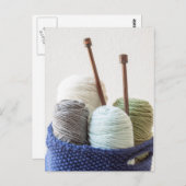 Garens mandje 1 briefkaart (Voorkant / Achterkant)