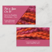 Garens met draaiende weeskraft visitekaartje (Voorkant / Achterkant)