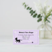 Garens met karnenlavendel Visitekaartje (Staand voorkant)
