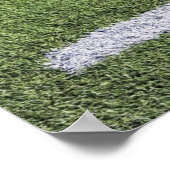 Garens op het veld Football Poster (Hoek)