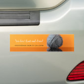 Garens van haakwerk, handgemaakt, aangepast bumpersticker (Op auto)