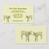 Garens Visitekaartje voor het smelten van wol (Voorkant / Achterkant)